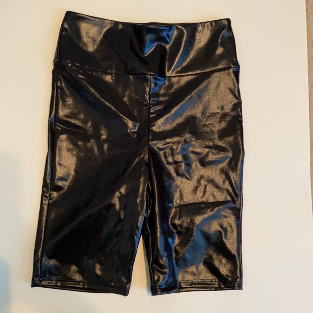 Pleather Forever 21 biker shorts